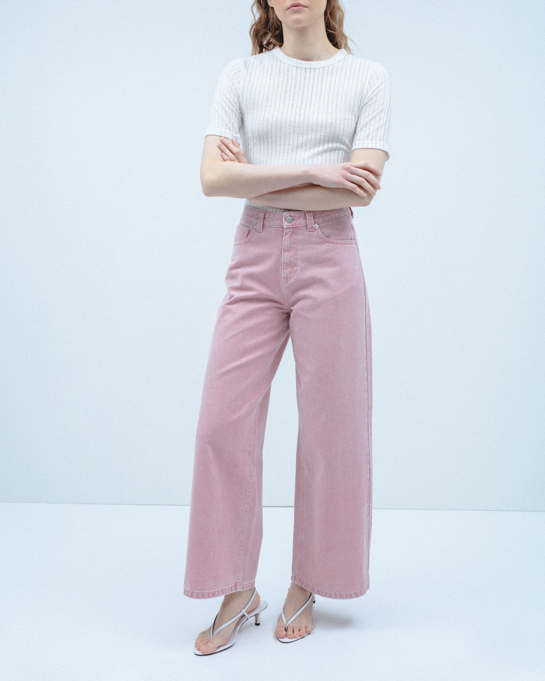 Jeans Wide Leg Sarga