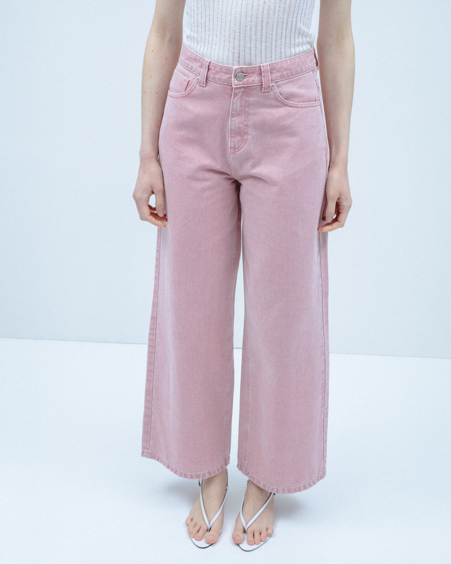 Jeans Wide Leg Sarga