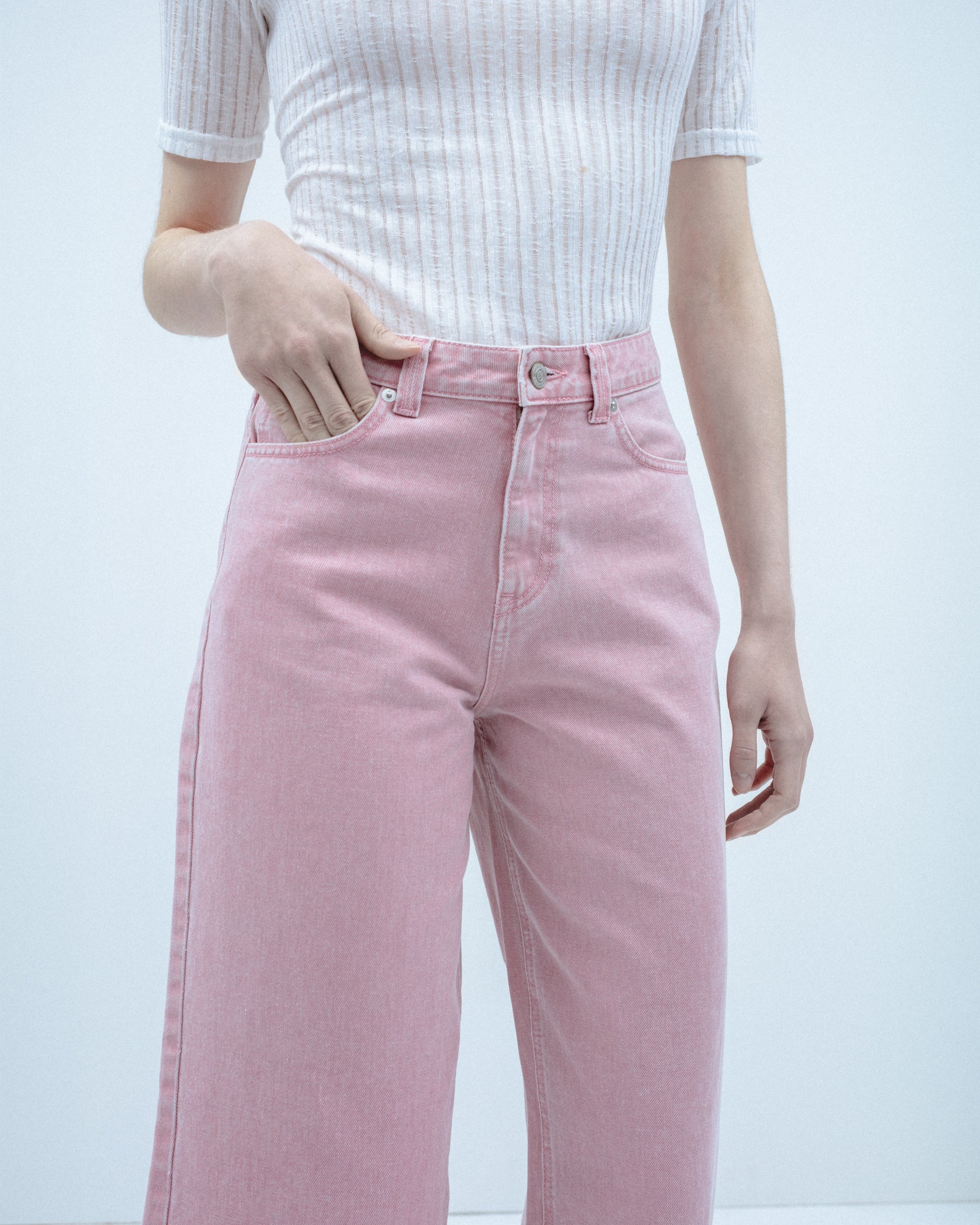 Jeans Wide Leg Sarga
