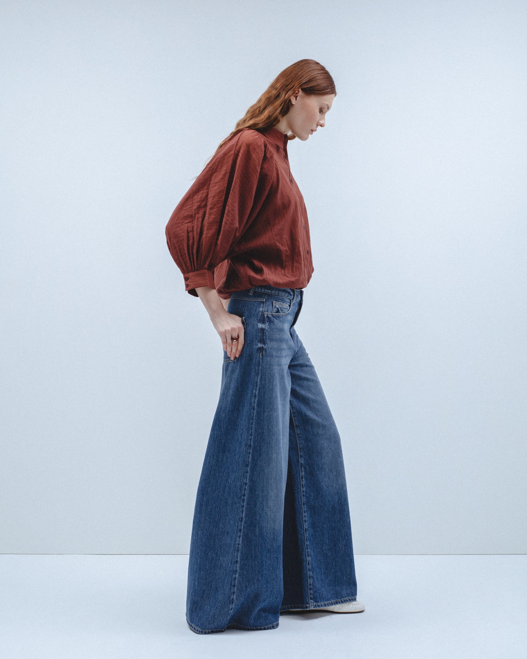 Jeans Palazzo Fluido