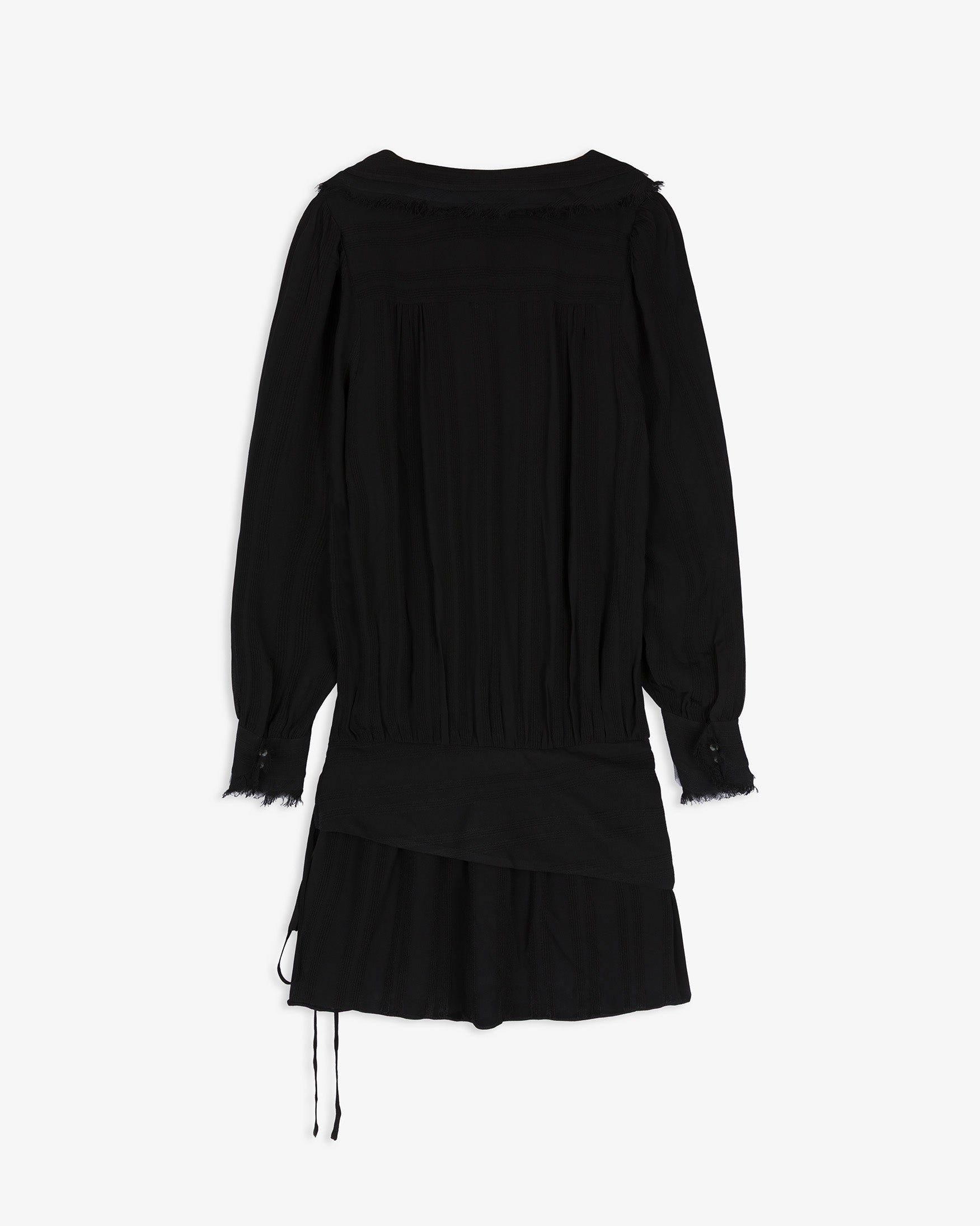 Vestido Corto Fajín Bordado