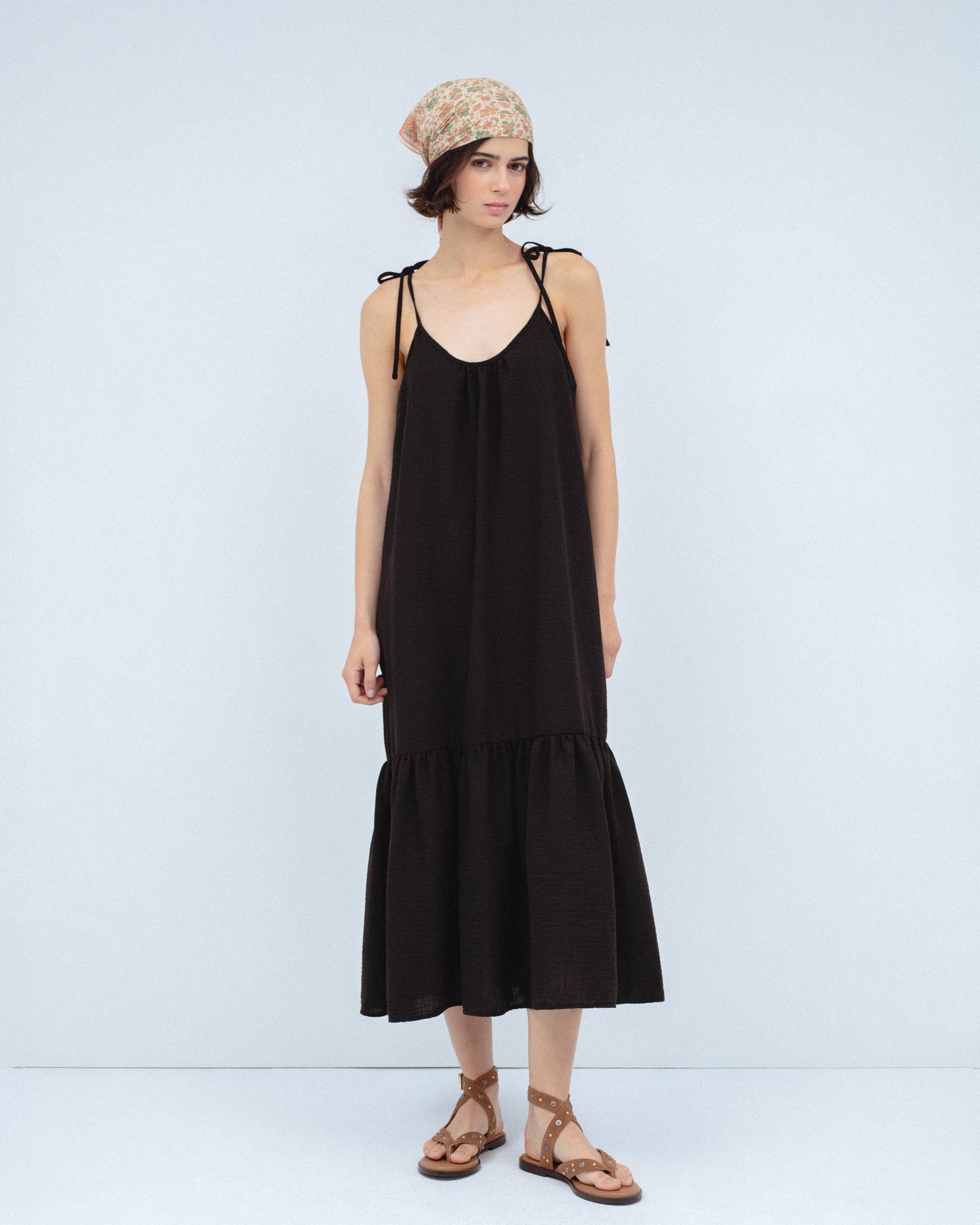 Vestido Midi Tirantes Lazada