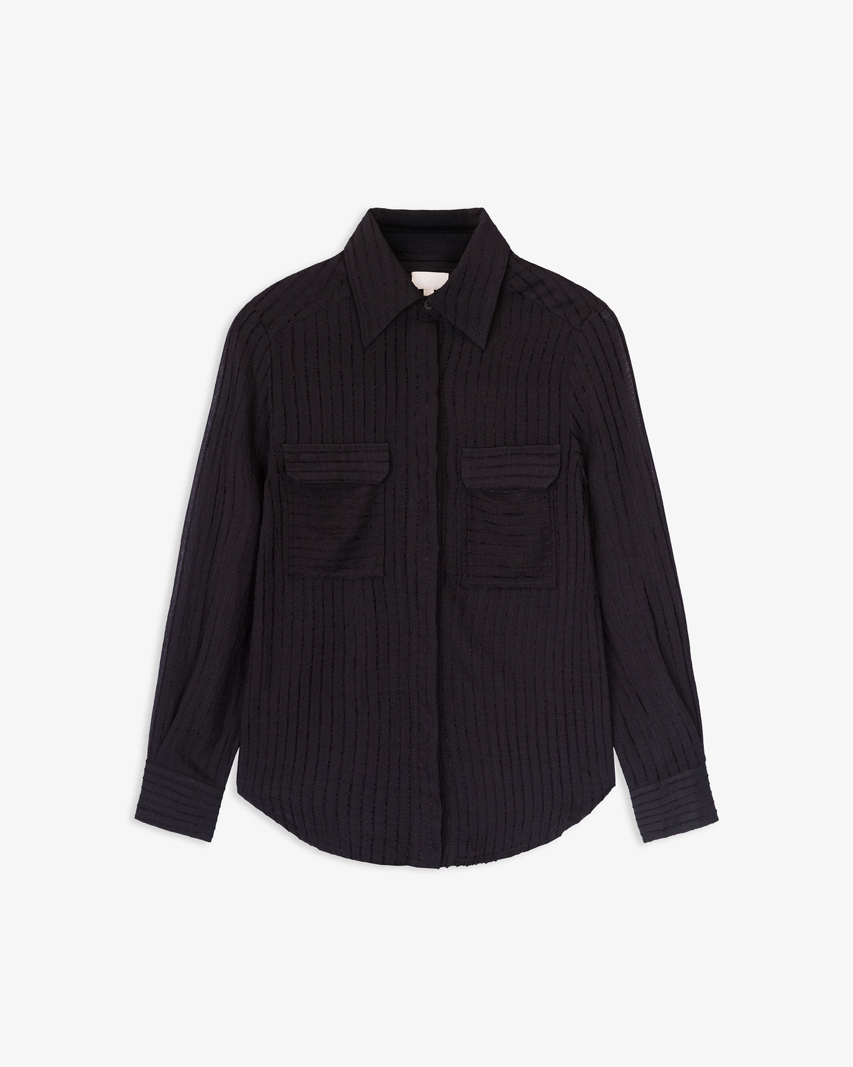 Camisa Rayas Bolsillos