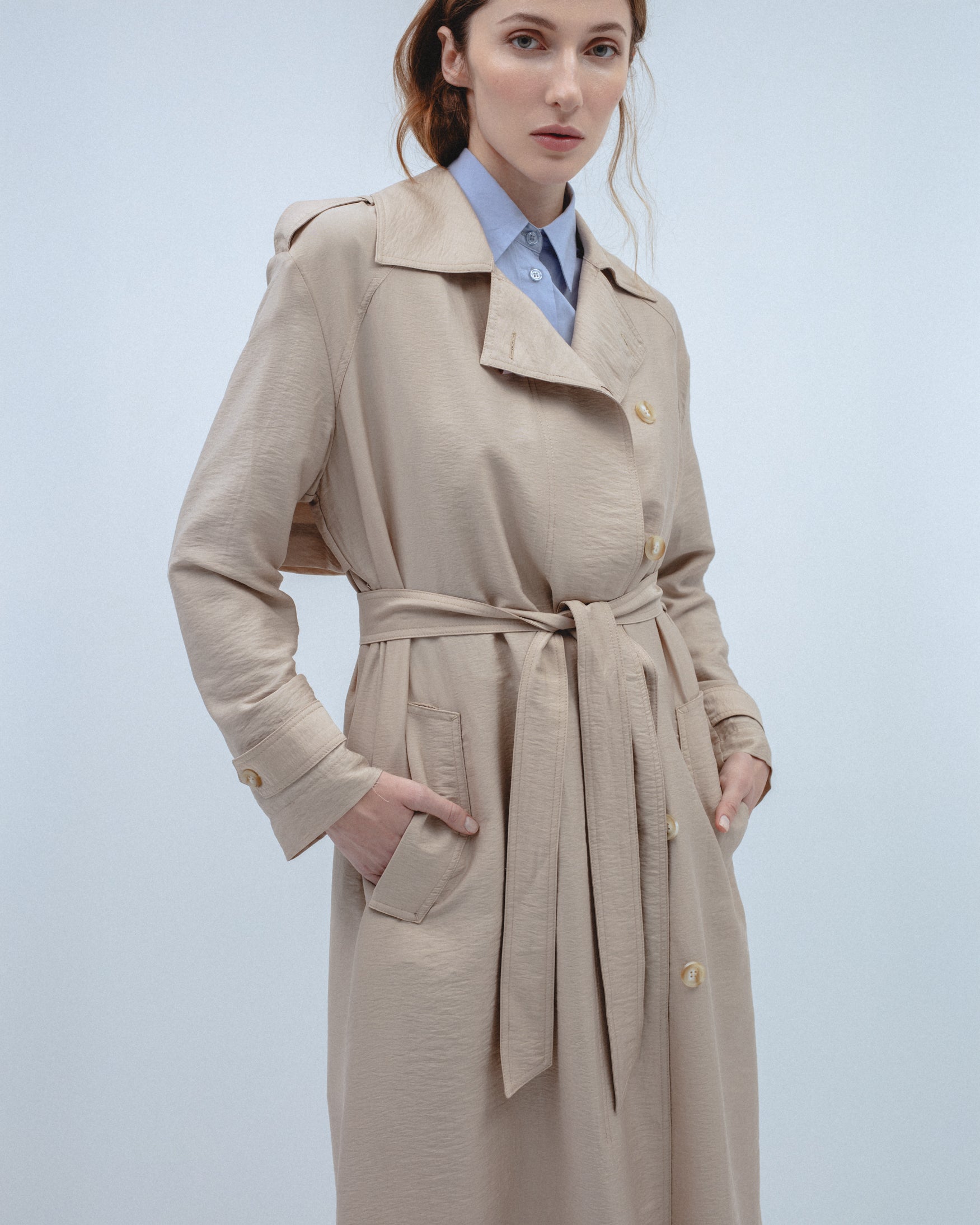 Trench Largo Fluido