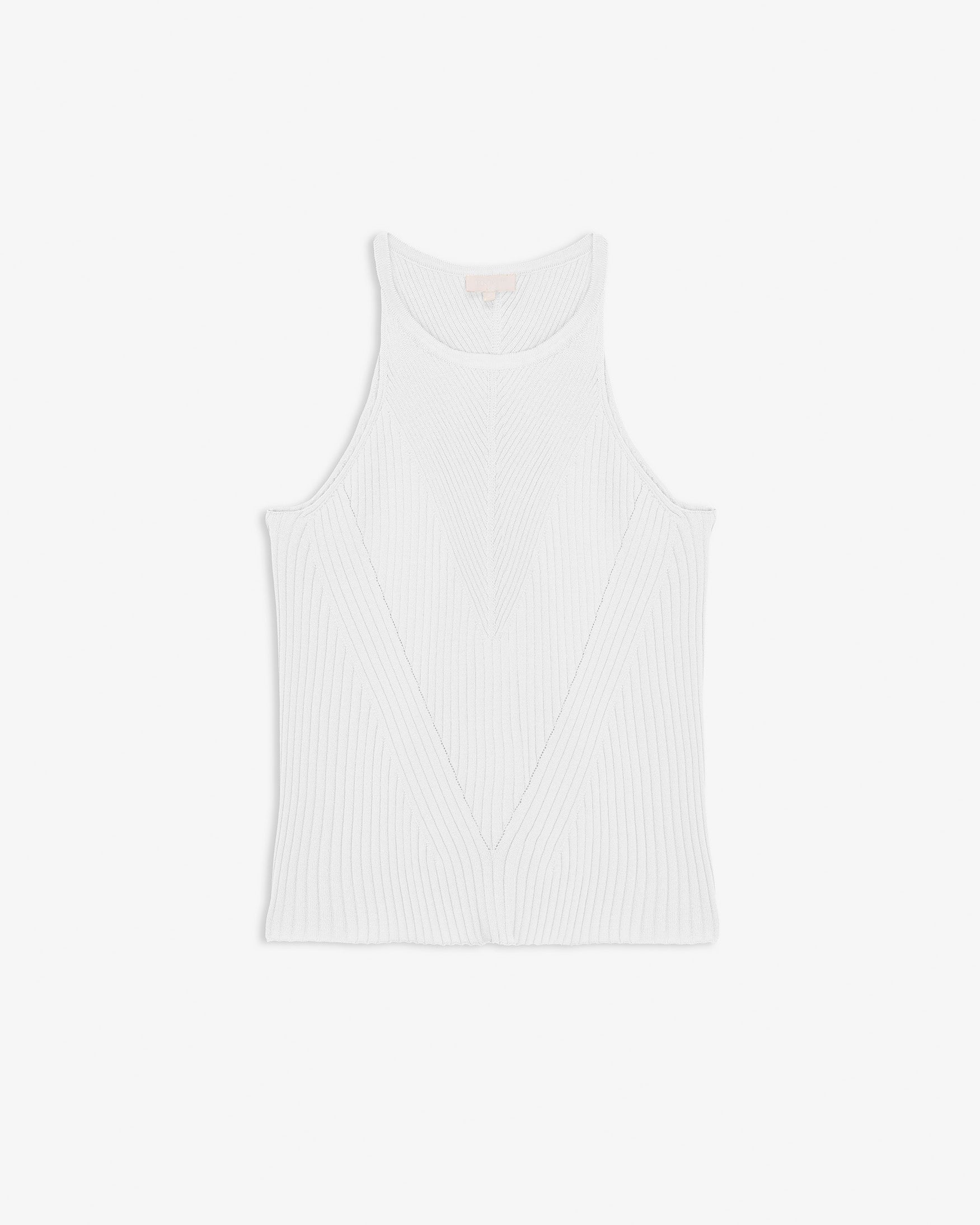 Top Punto Halter Rayas