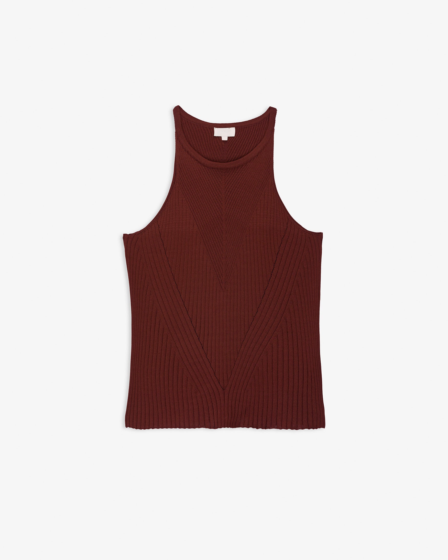 Top Punto Halter Rayas