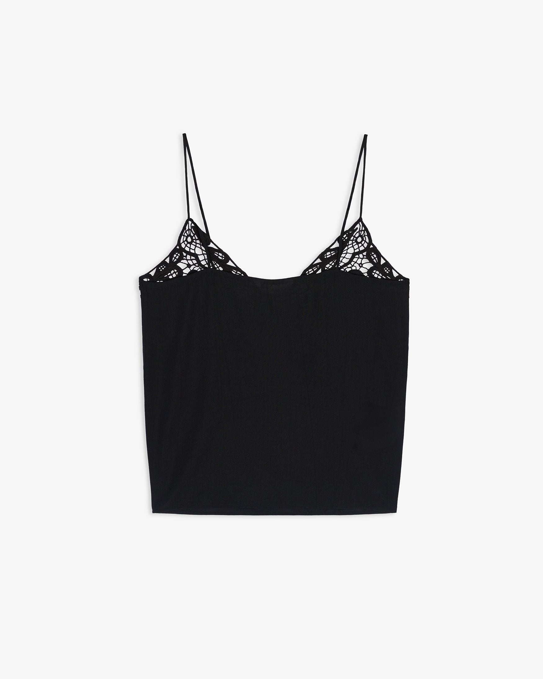 Top Tirantes Escote Bordado Calado