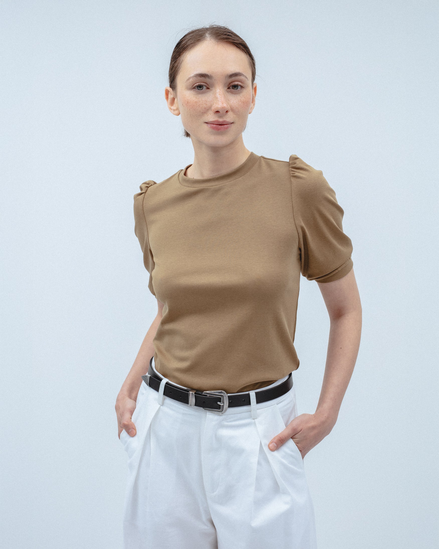 Camiseta Manga Abullonada