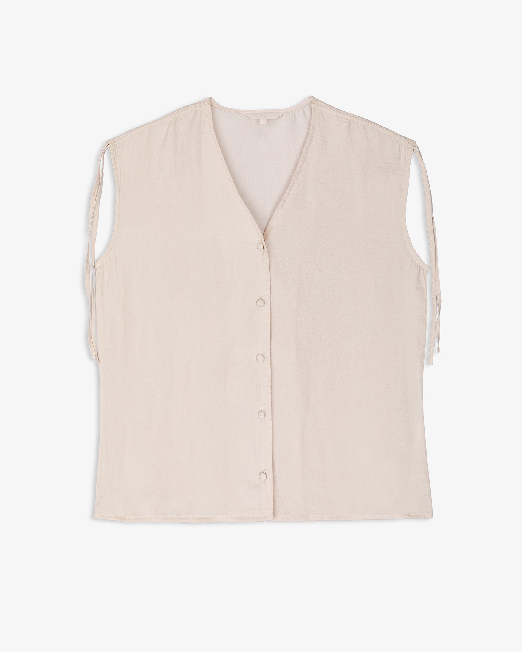 Camisa Manga Sisa Frunce Hombro