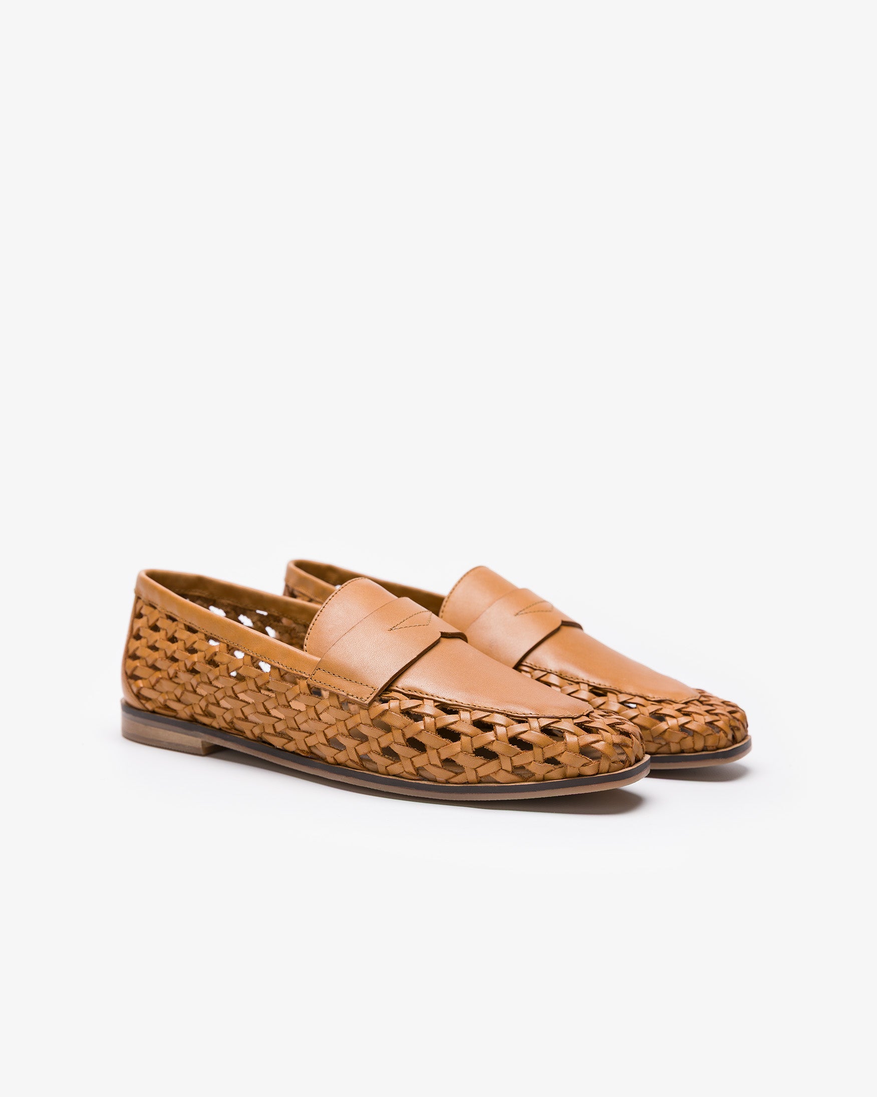 Mocasín Piel Trenzado