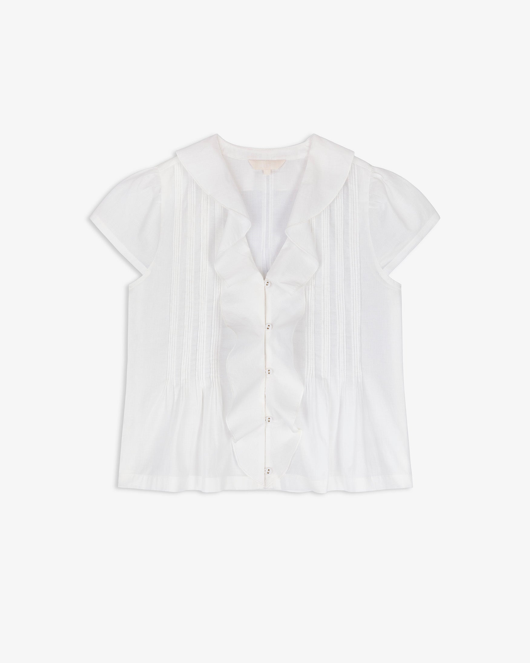 Blusa Algodón Mini Jaretas