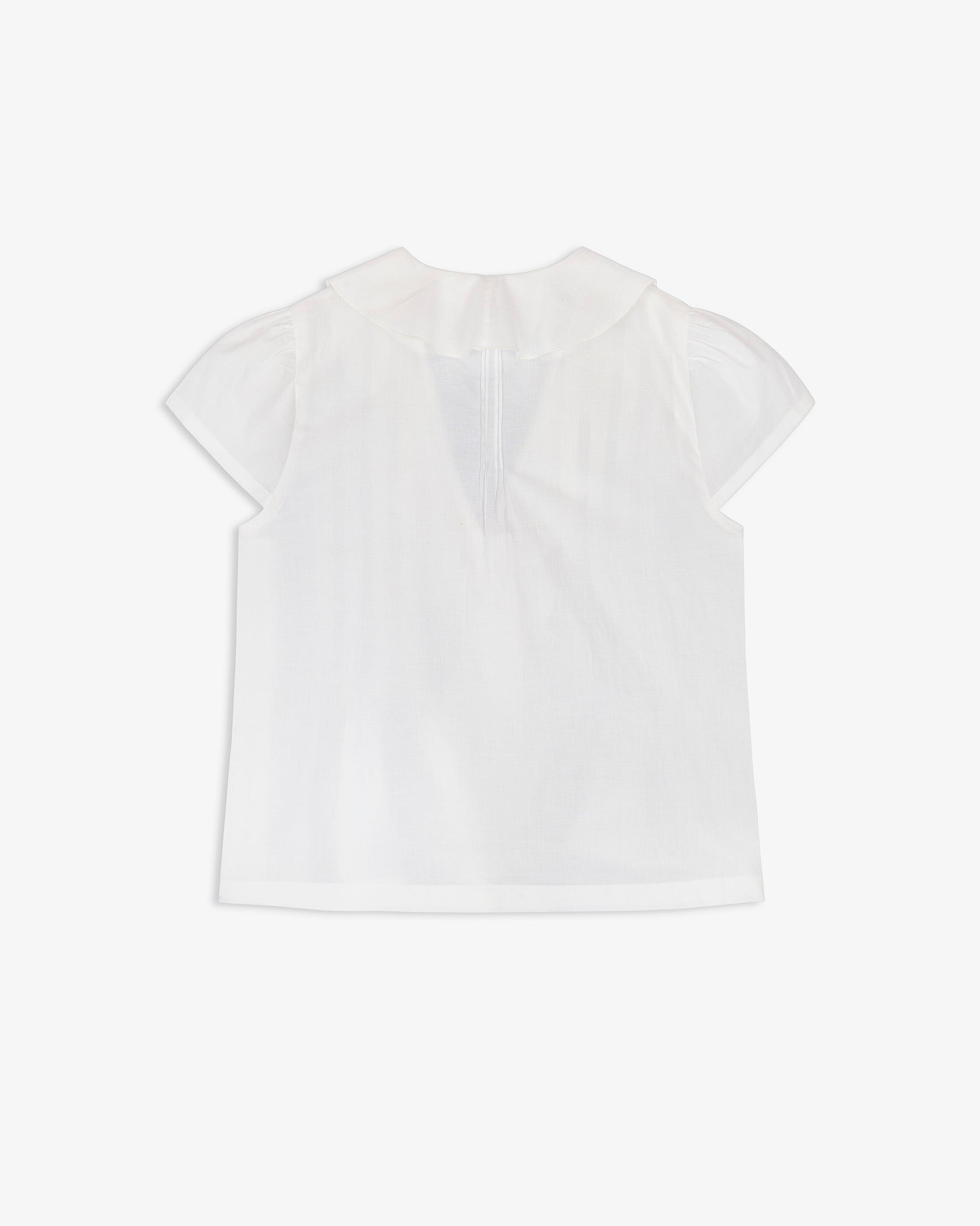 Blusa Algodón Mini Jaretas