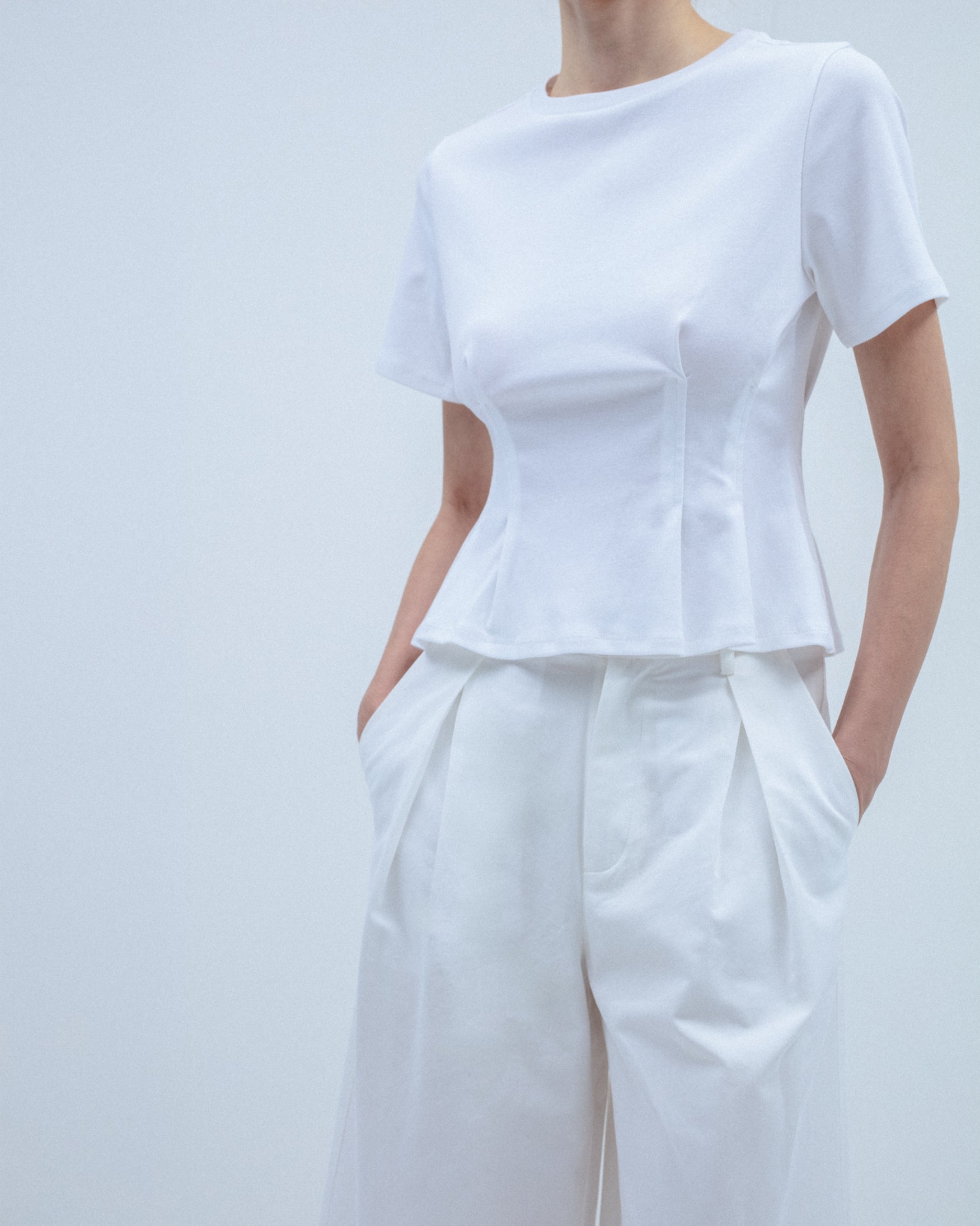 Camiseta Pliegues Cintura