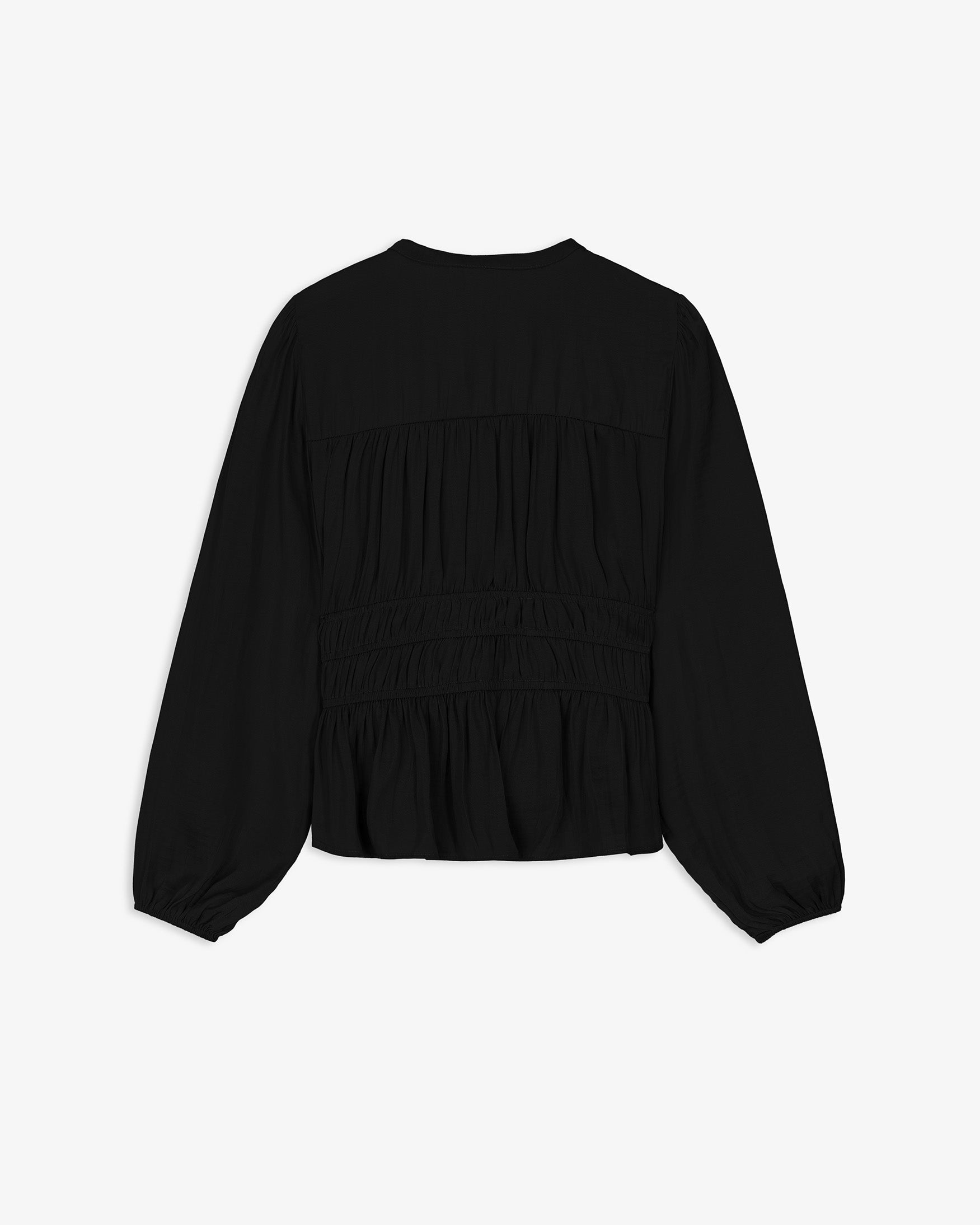 Blusa Fluida Nido de Abeja Lazada