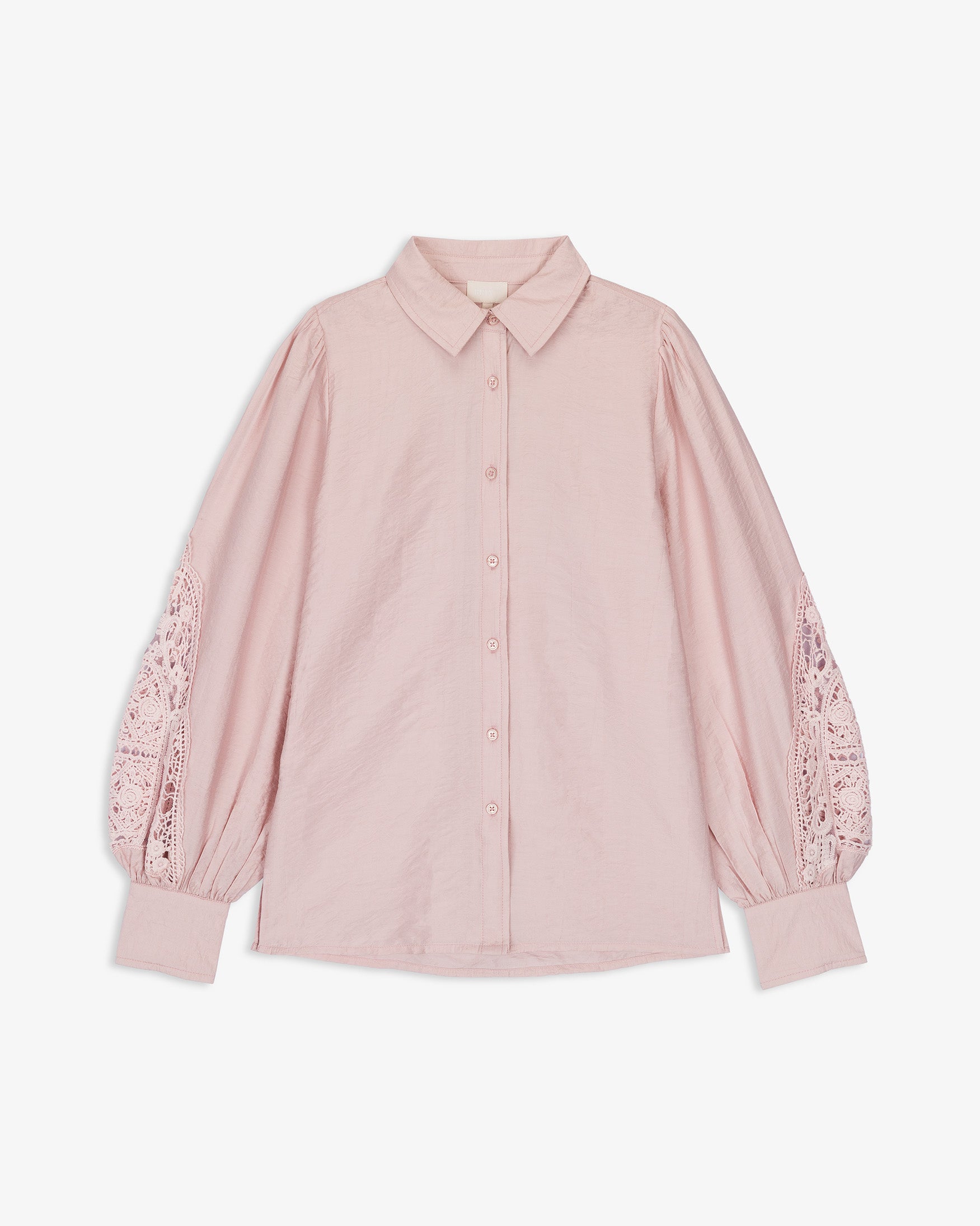 Camisa Fluida Detalle Encaje