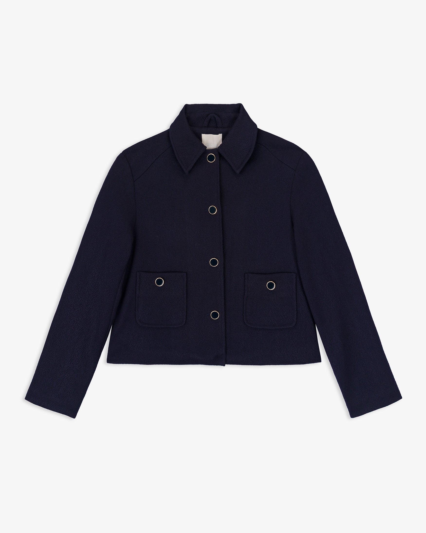 Chaqueta Corta Botones Metálicos