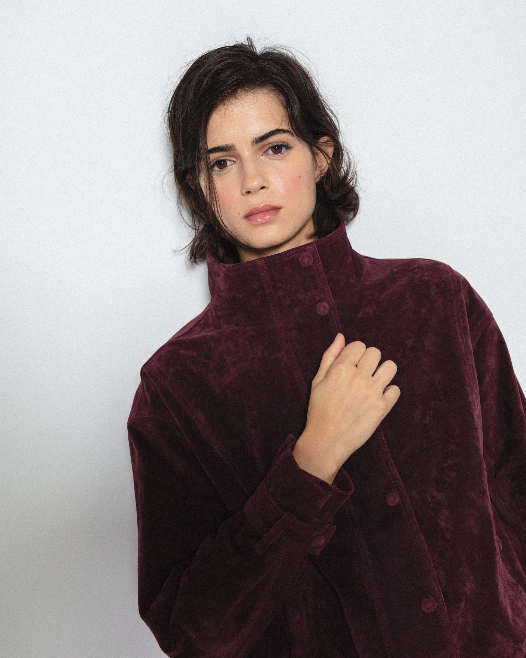 Chaqueta Corta Bomber Piel