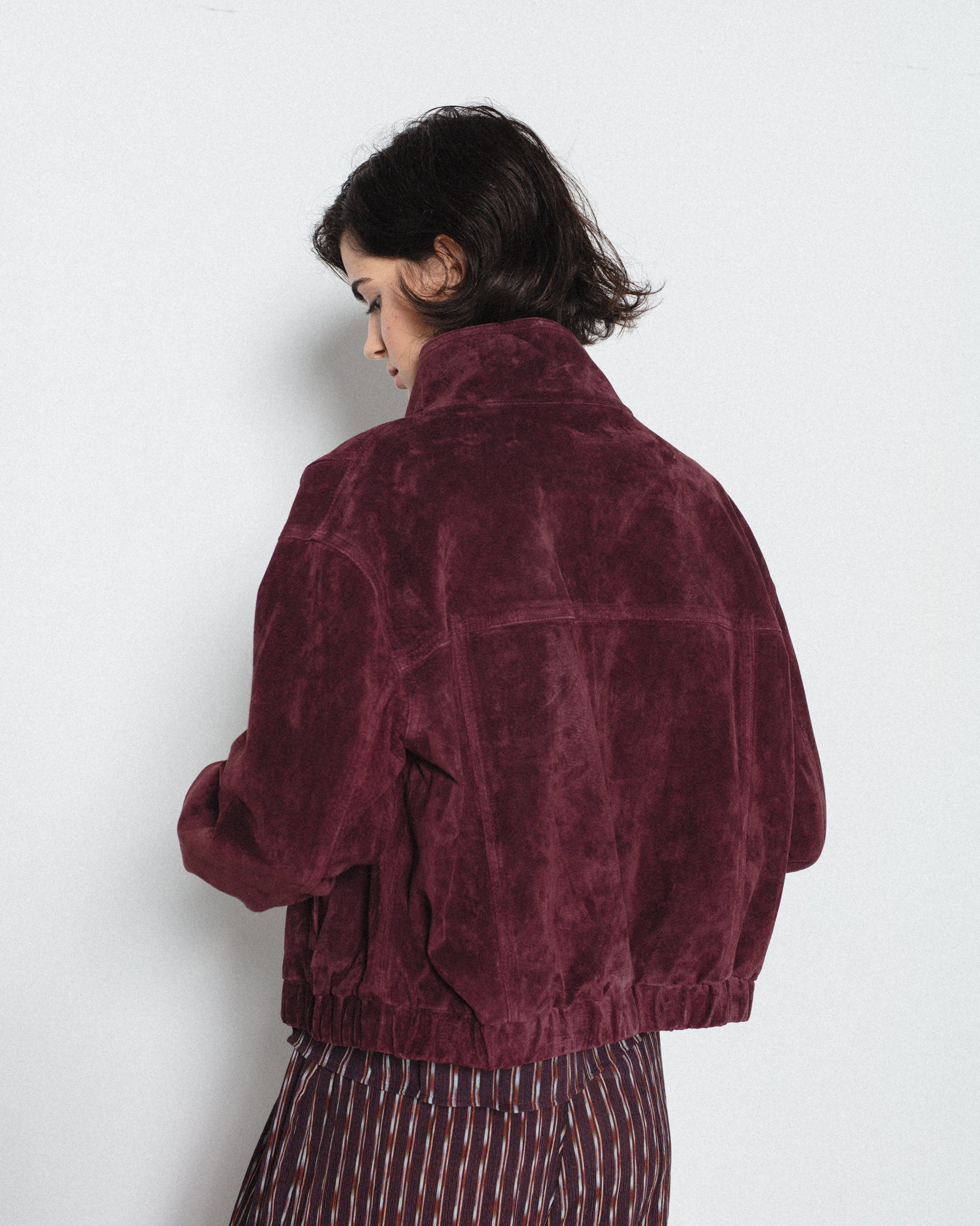 Chaqueta Corta Bomber Piel