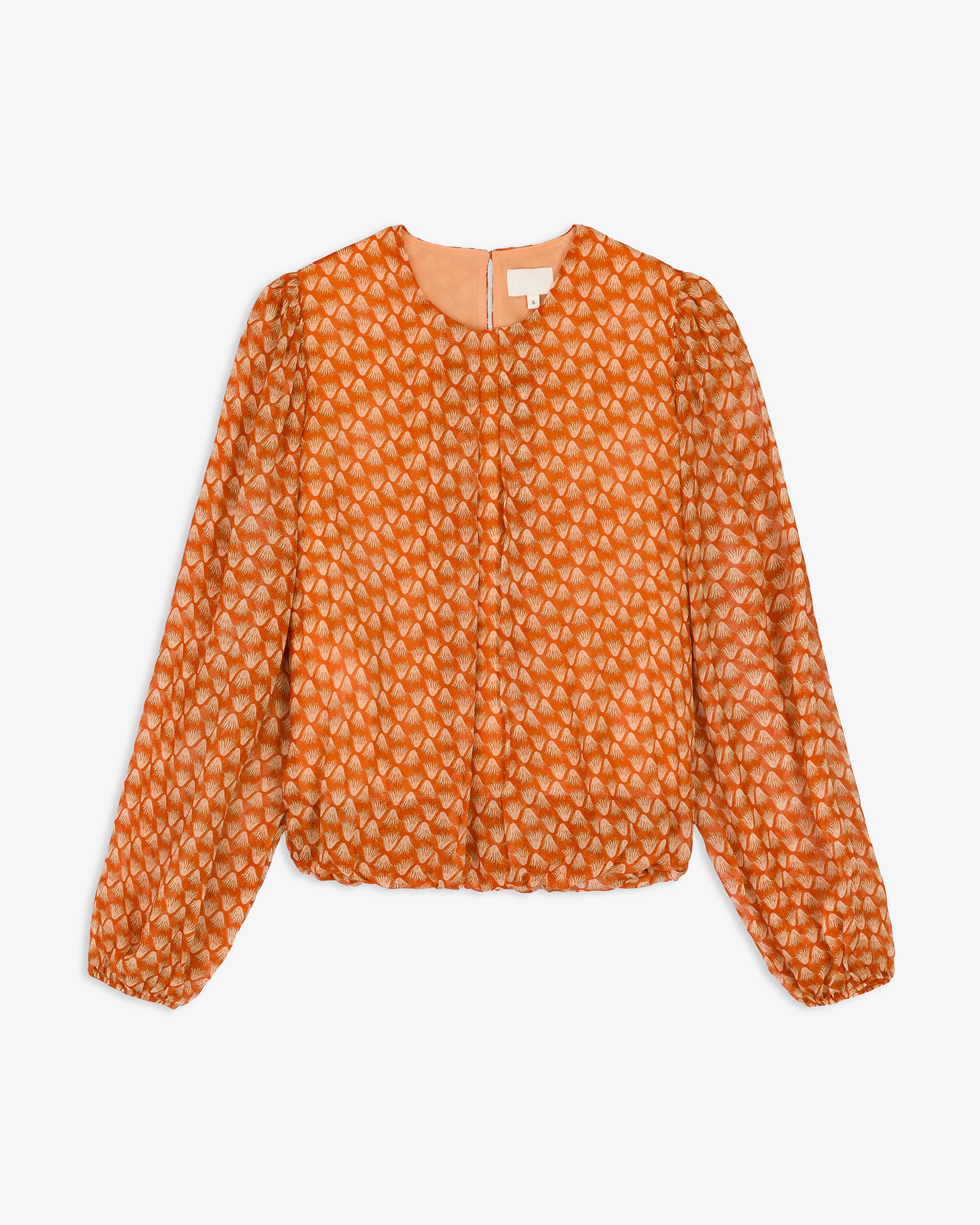 Blusa Estampada Cintura Elástica