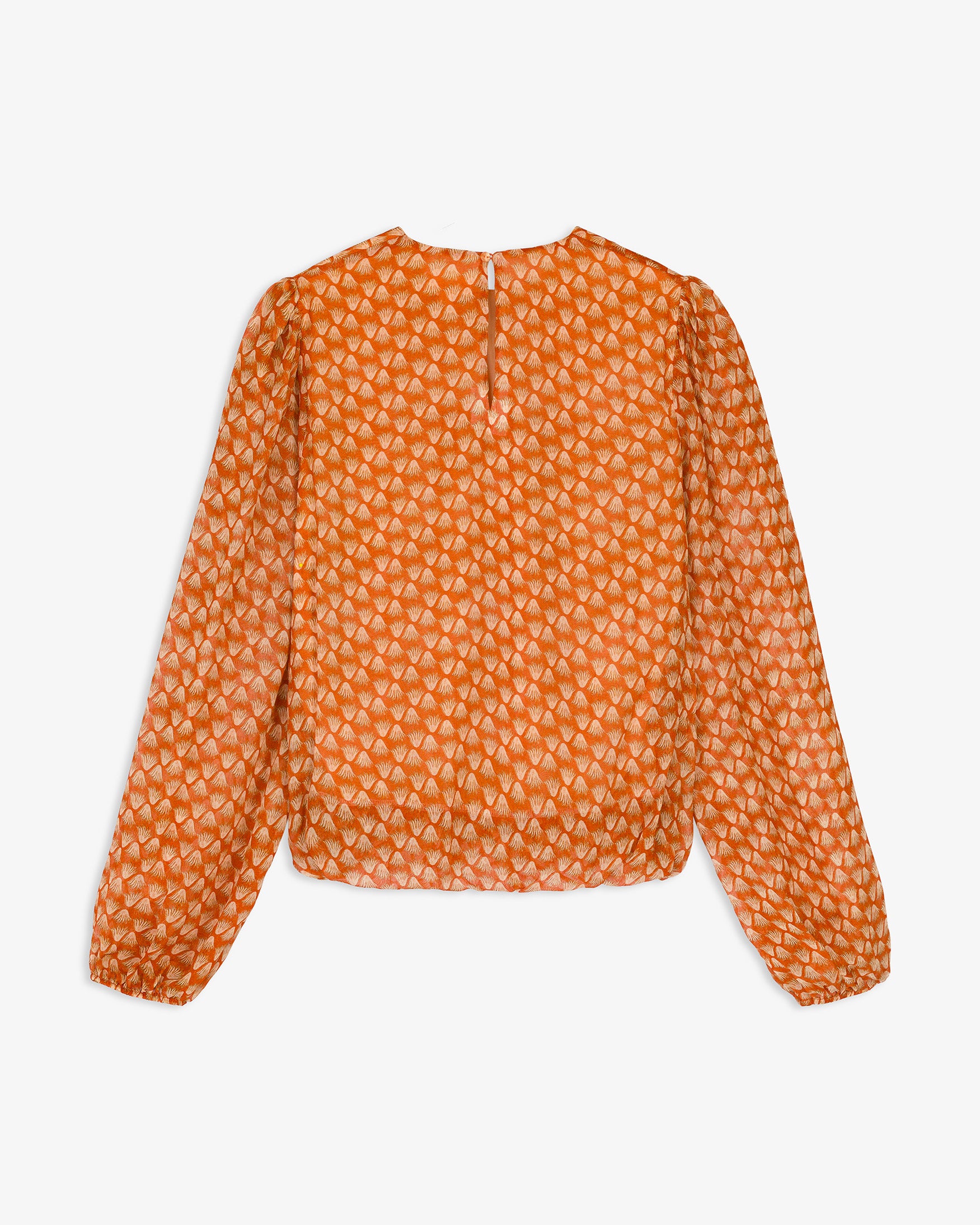 Blusa Estampada Cintura Elástica