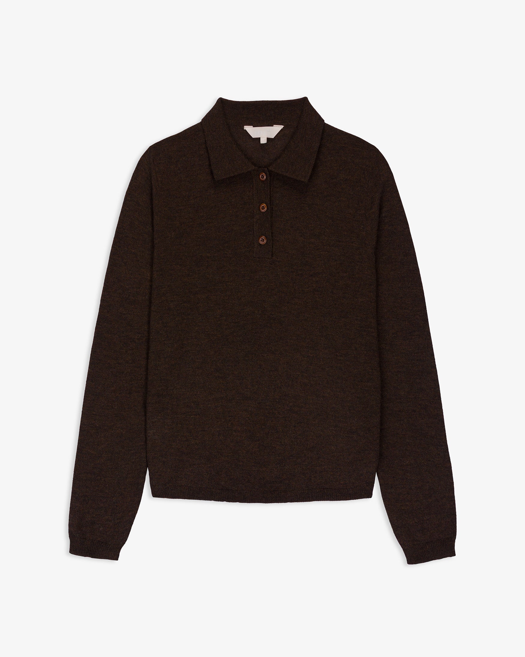 Jersey Punto Cuello Polo Botones