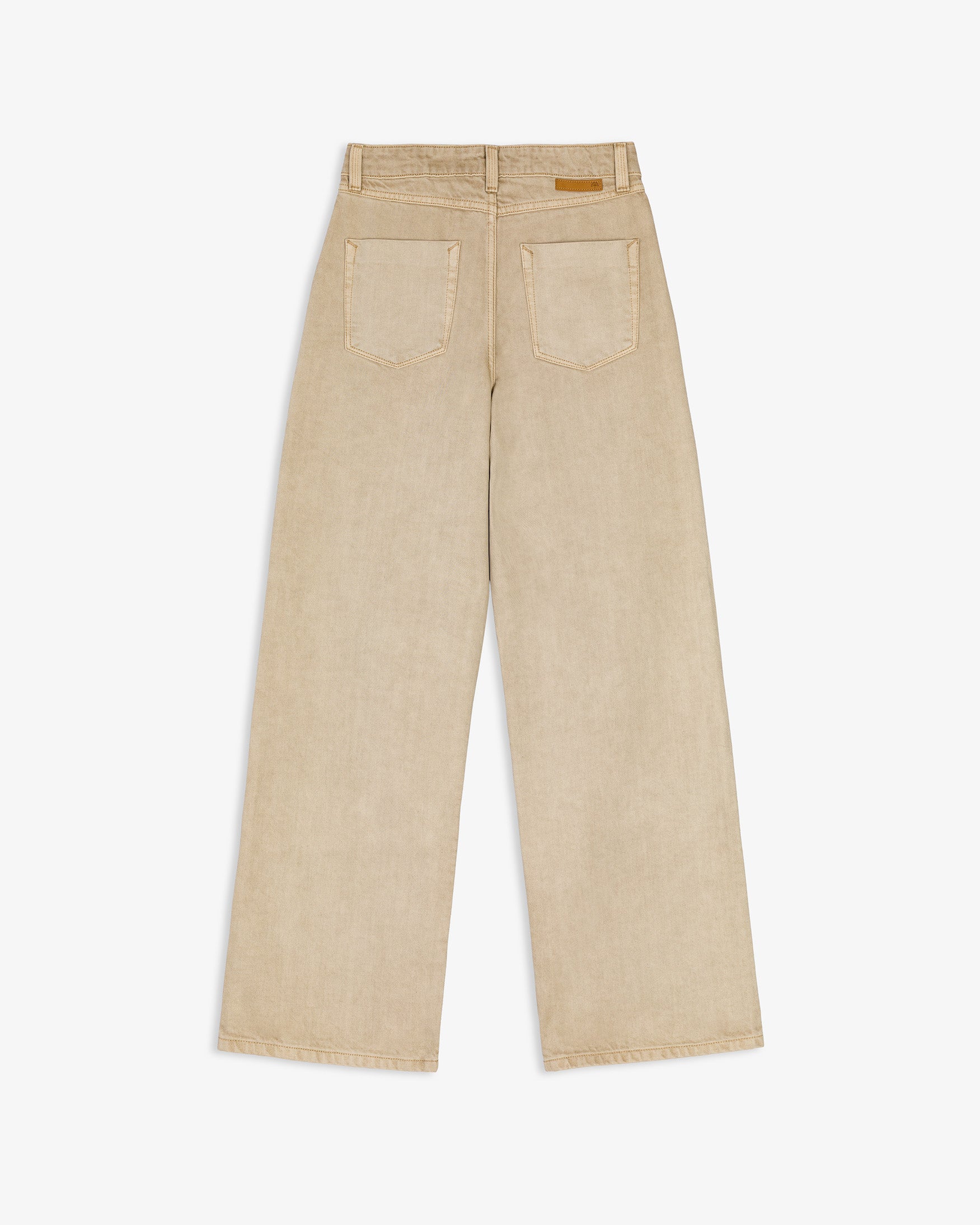 Pantalón Sarga Wide Leg Tiro Alto