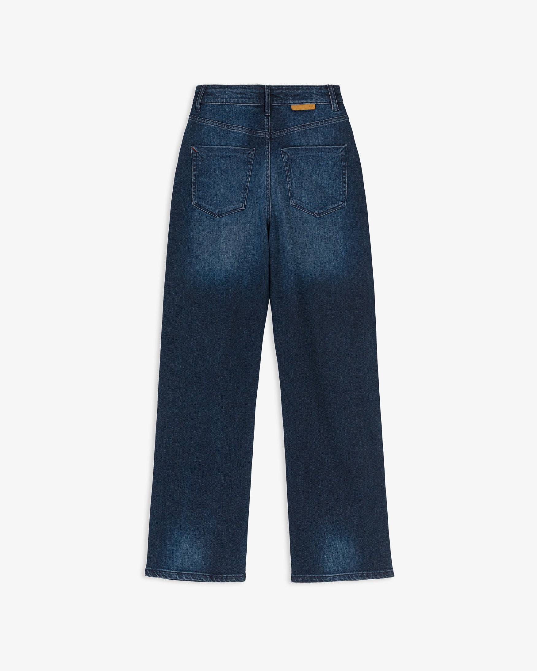 Pantalón Denim Tiro Medio Rectos