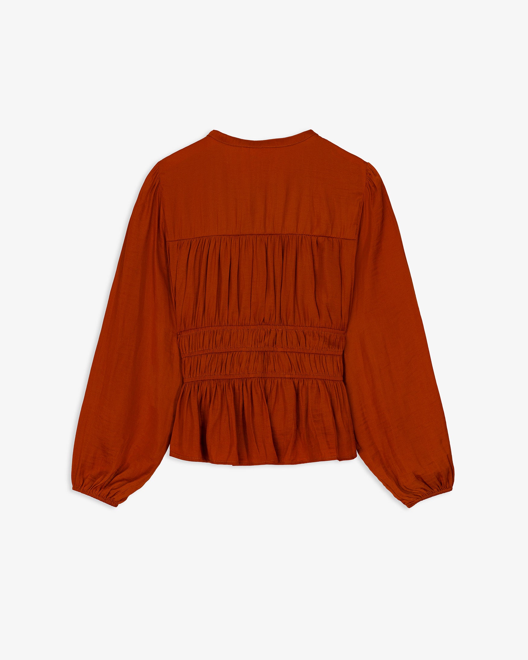 Blusa Fluida Nido de Abeja Lazada