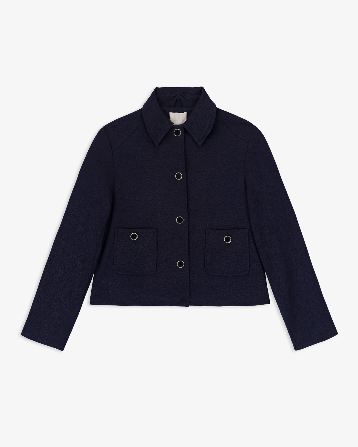 Chaqueta Corta Botones Metálicos