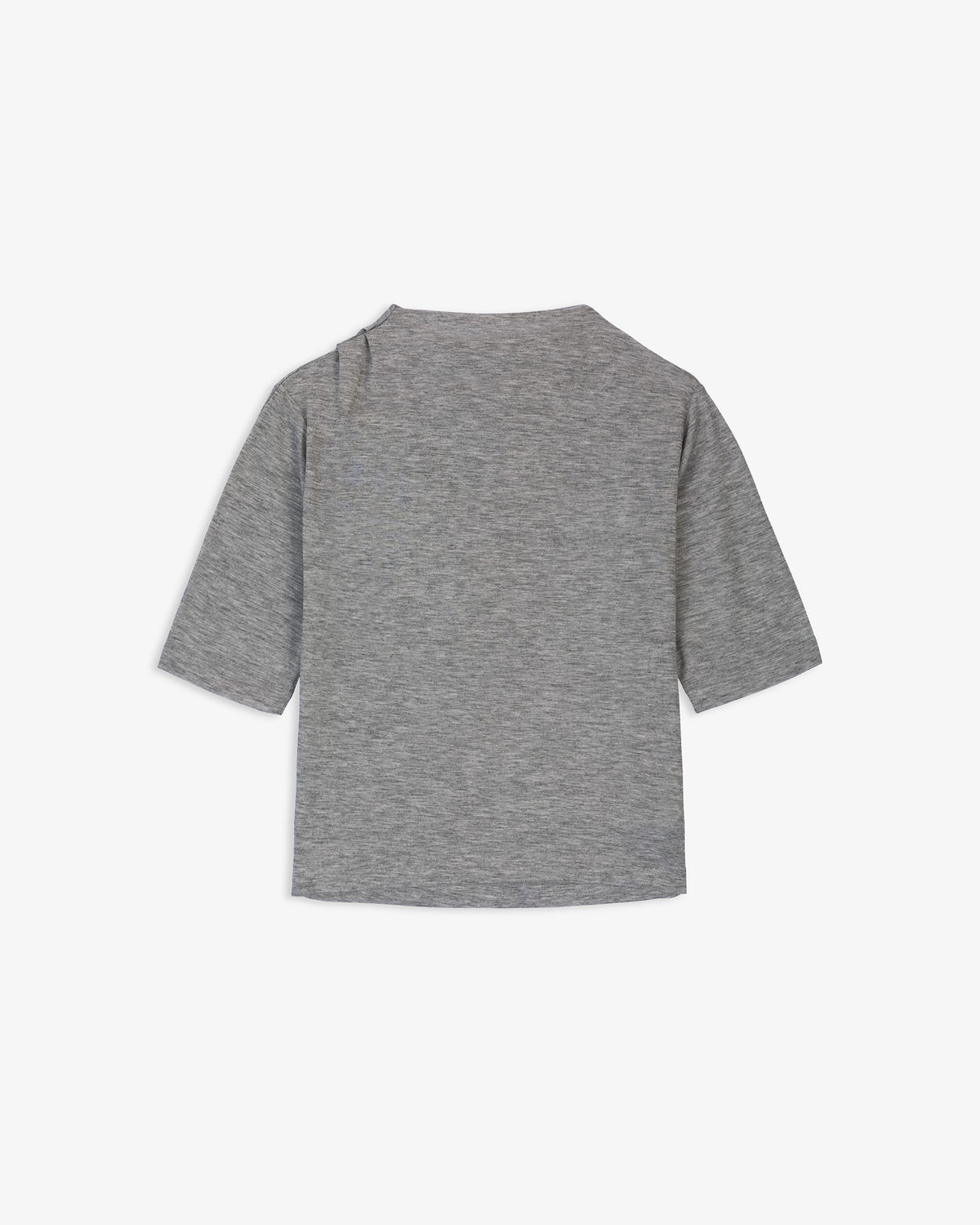 Camiseta Cuello Pliegues