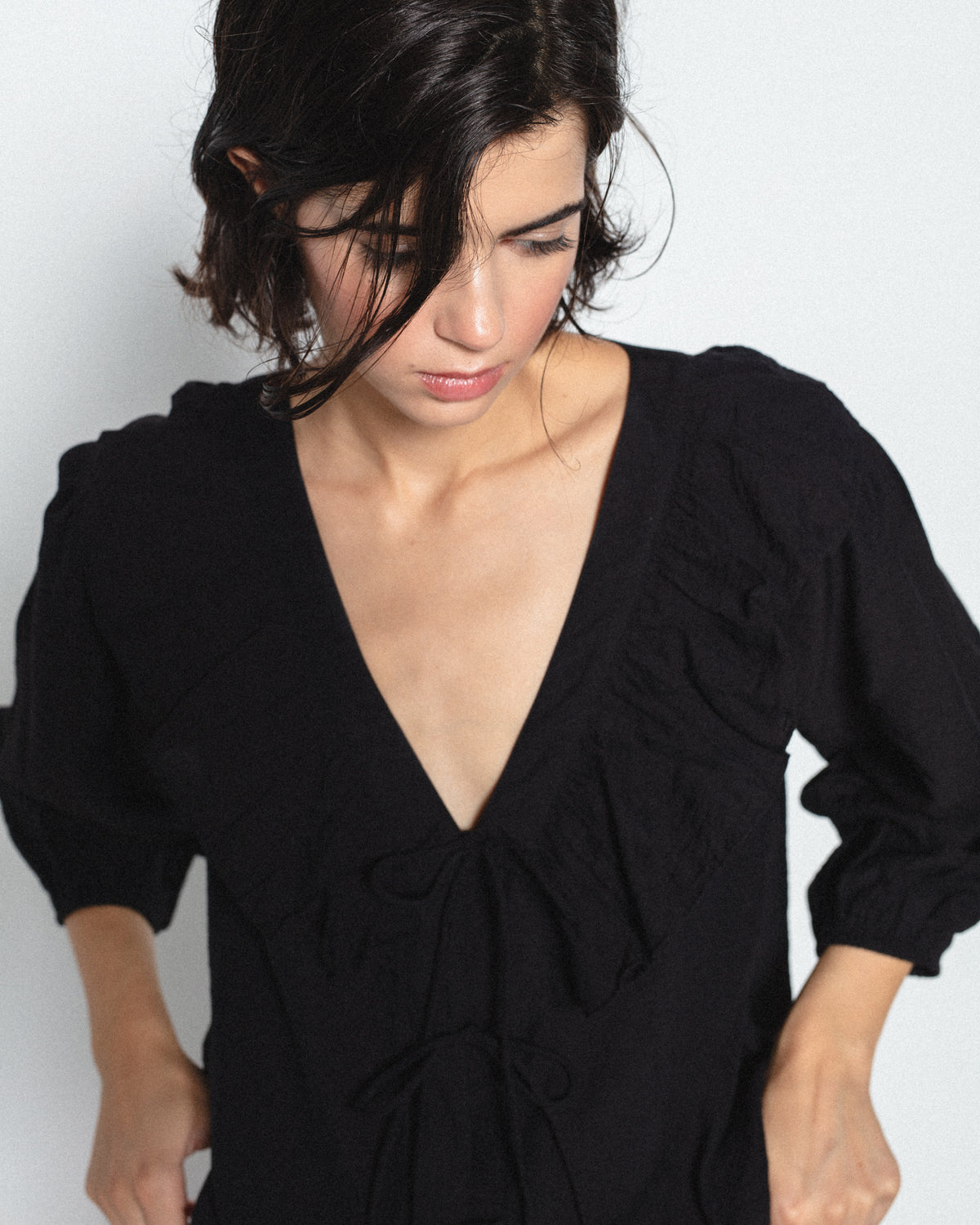 Blusa Volantes Lazos