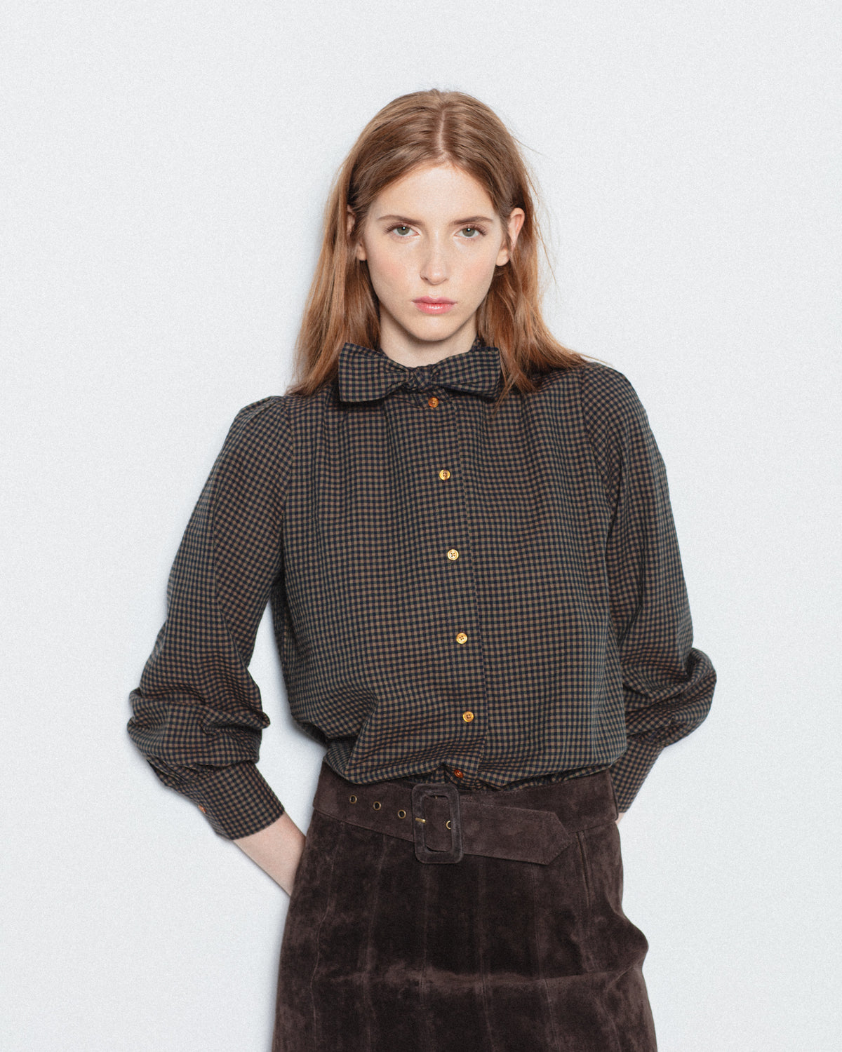 Camisa Cuadros Vichy Lazada Cuello