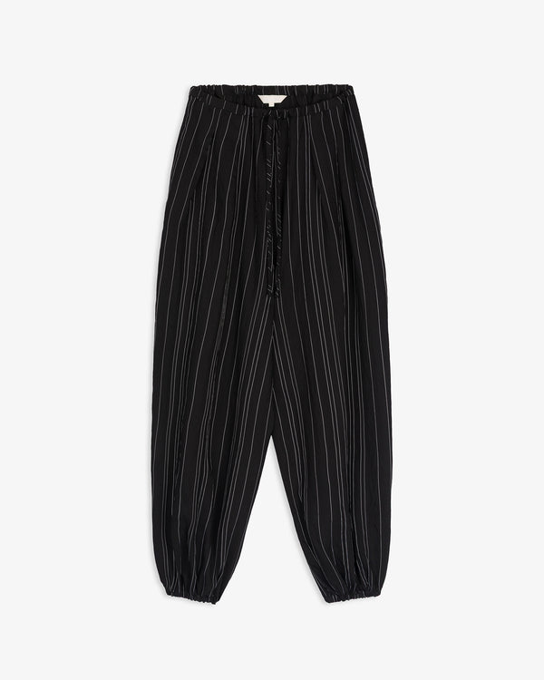 Pantalón Fluido Rayas Bombacho