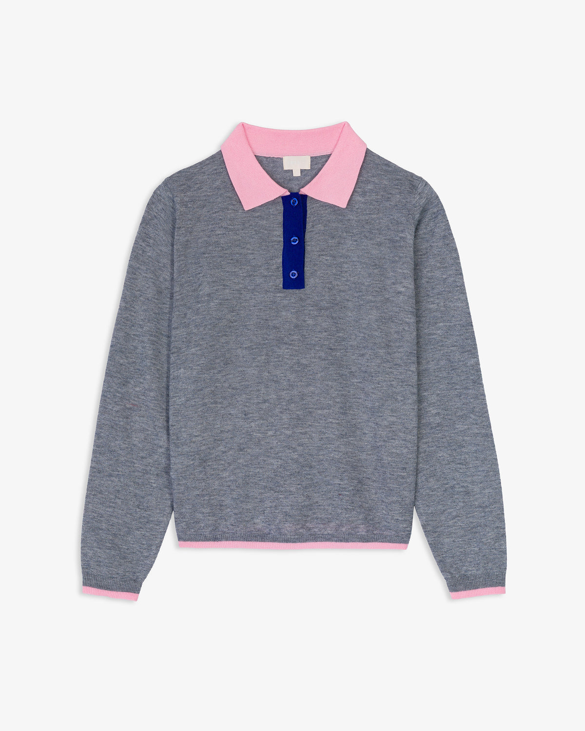 Jersey Cuello Polo con lana