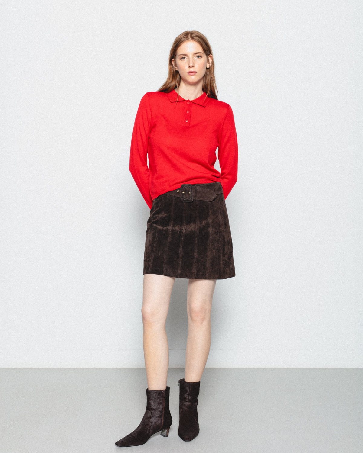 Jersey Cuello Polo con Lana