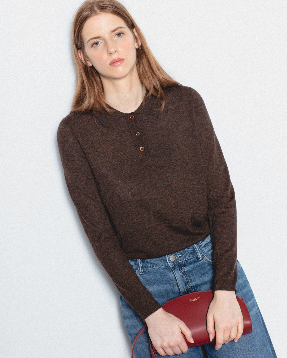 Jersey Cuello Polo con Lana