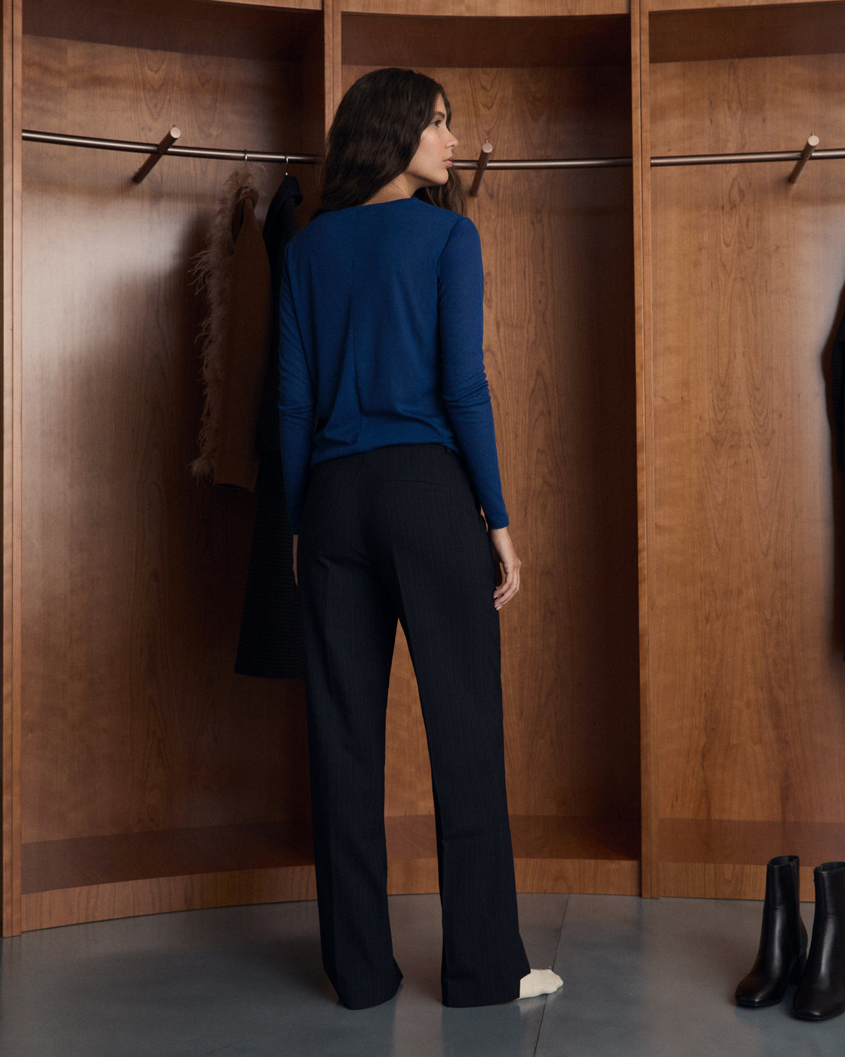 Pantalón Raya Diplomática Contraste