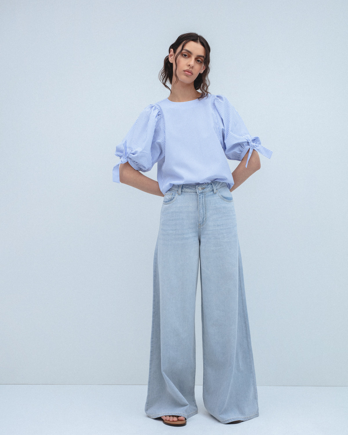Jeans Palazzo Fluido