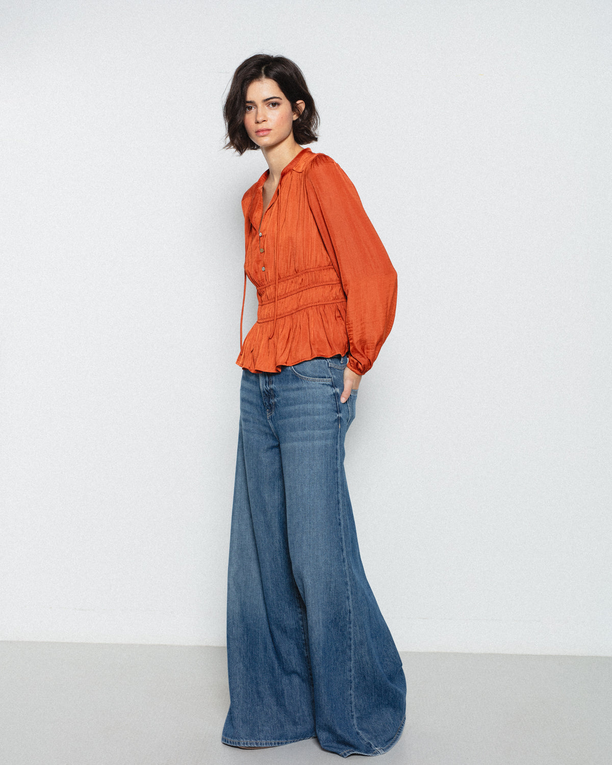 Jeans Palazzo Fluido