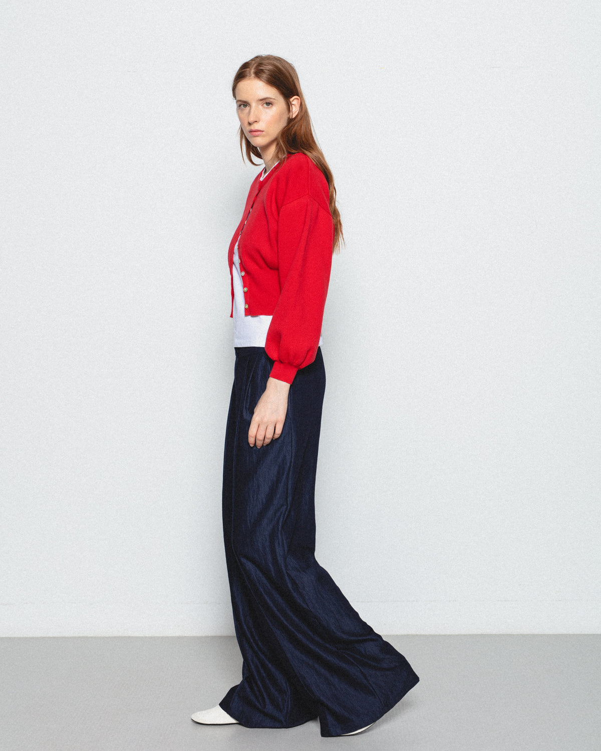 Pantalón Ancho Fluido Pinzas