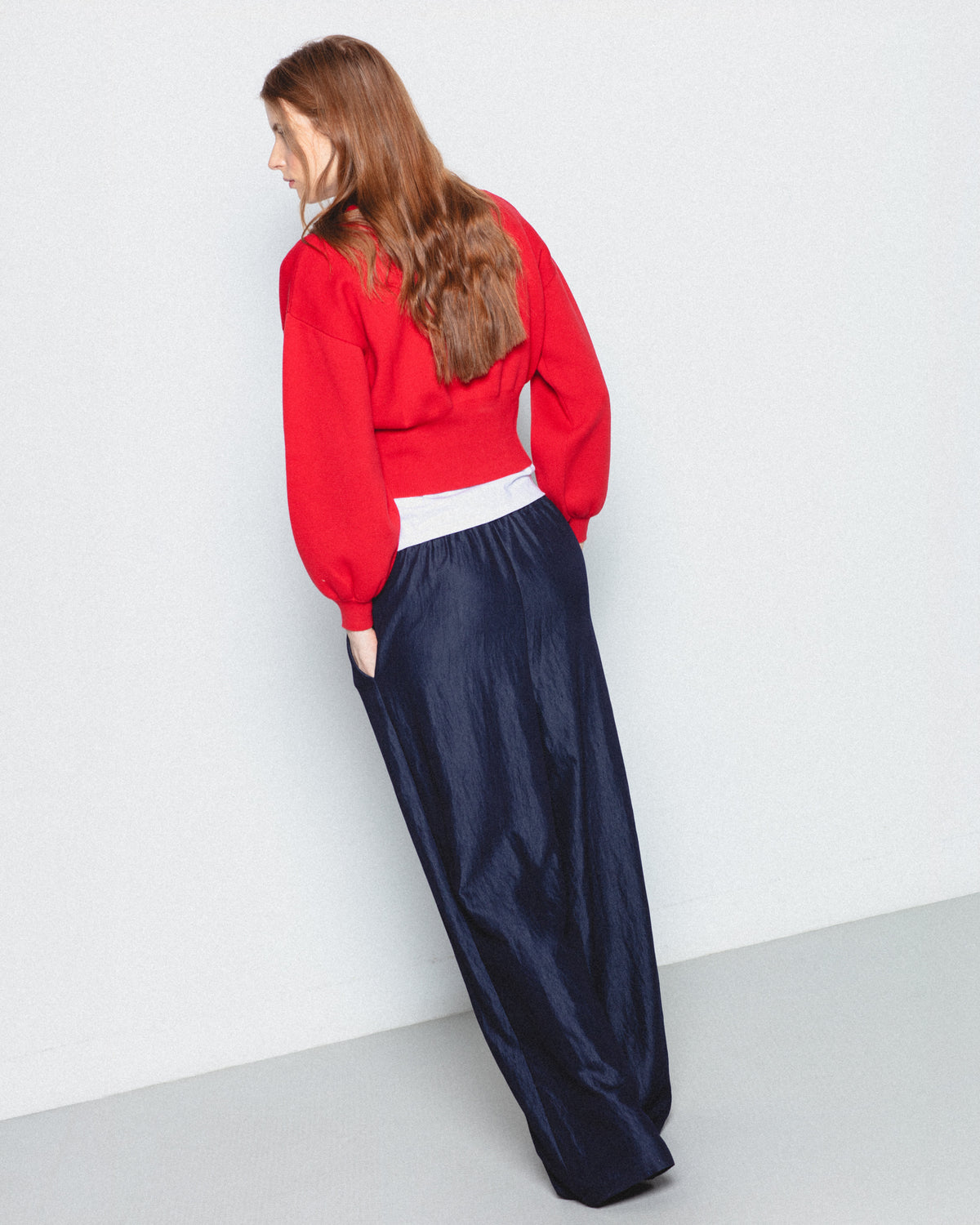 Pantalón Ancho Fluido Pinzas
