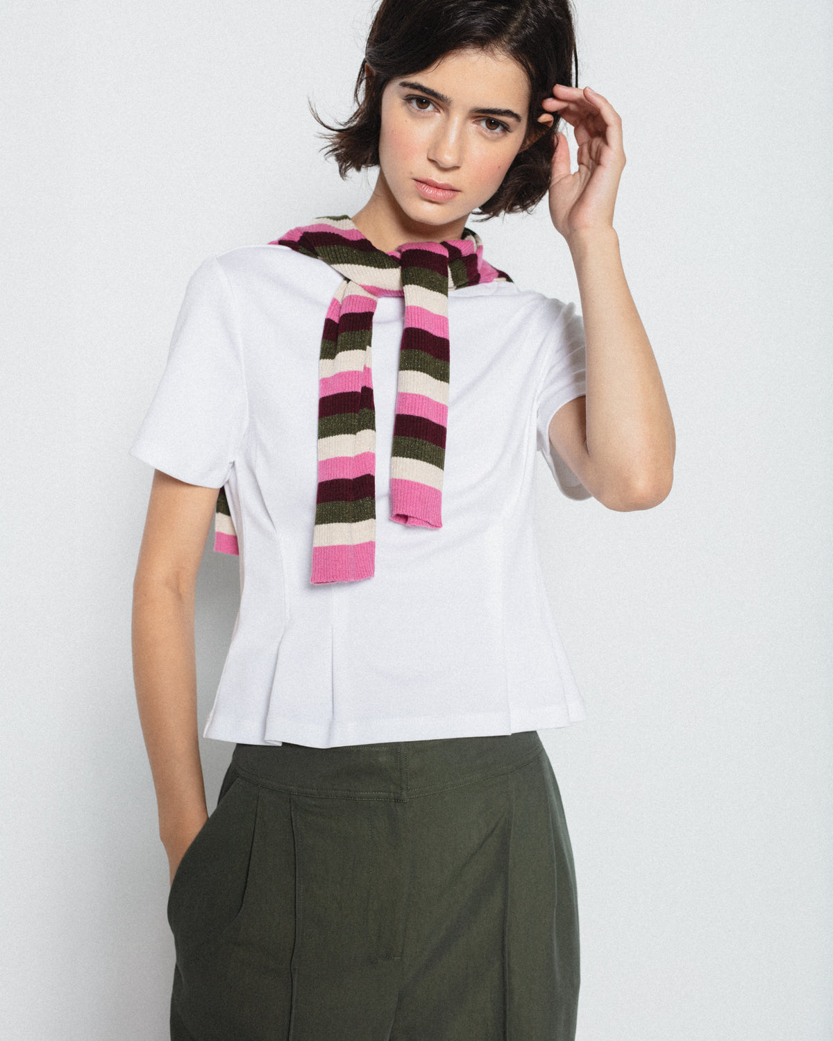 Pantalón Ancho Fluido Pinzas