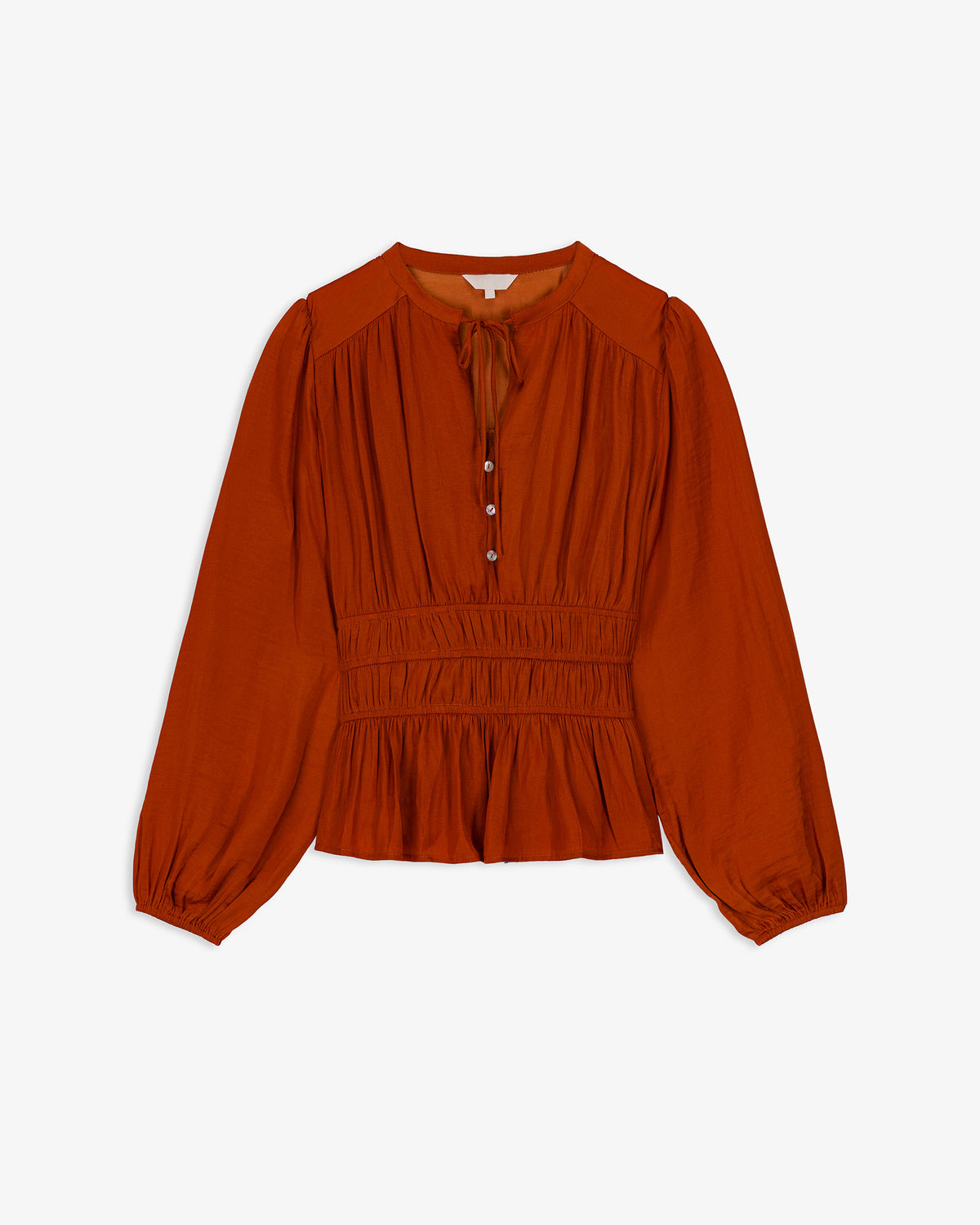 Blusa Fluida Nido de Abeja Lazada