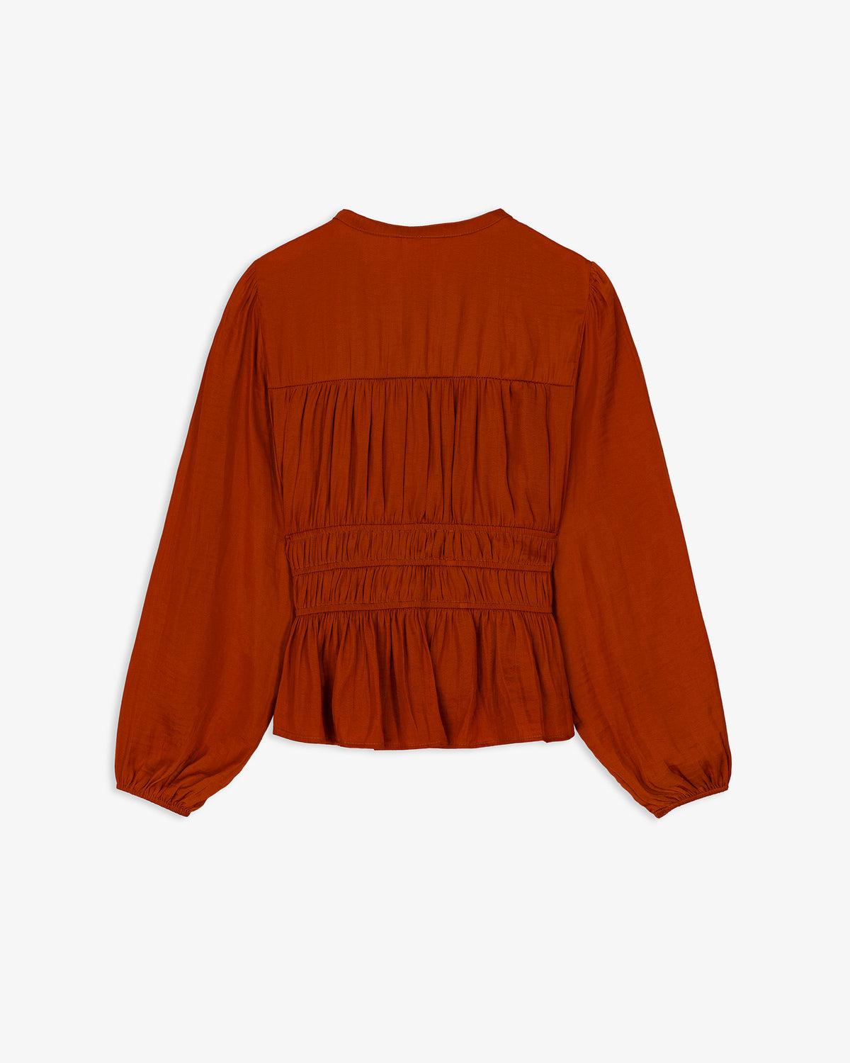 Blusa Fluida Nido de Abeja Lazada