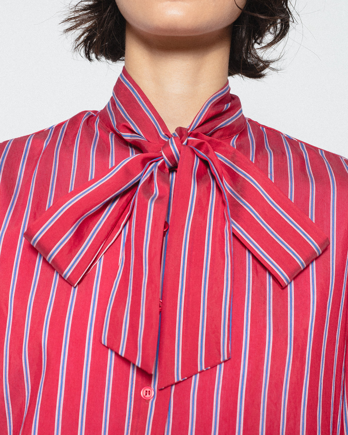 Camisa Rayas Cuello Lazada