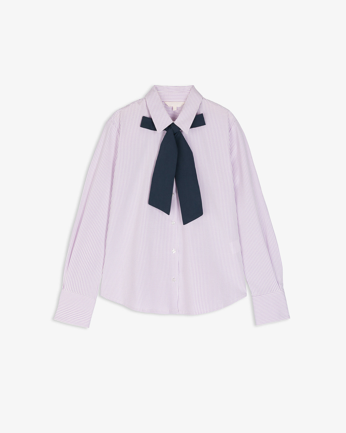 Camisa Rayas Algodón con Lazada