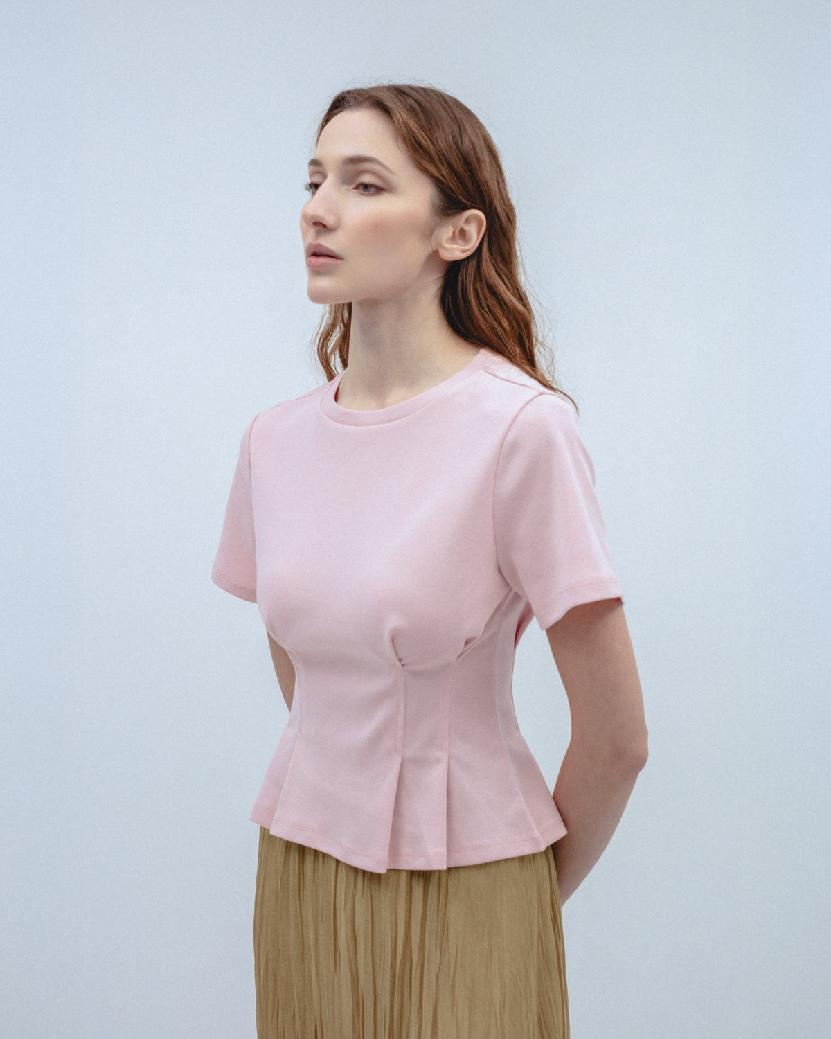 Camiseta Pliegues Cintura