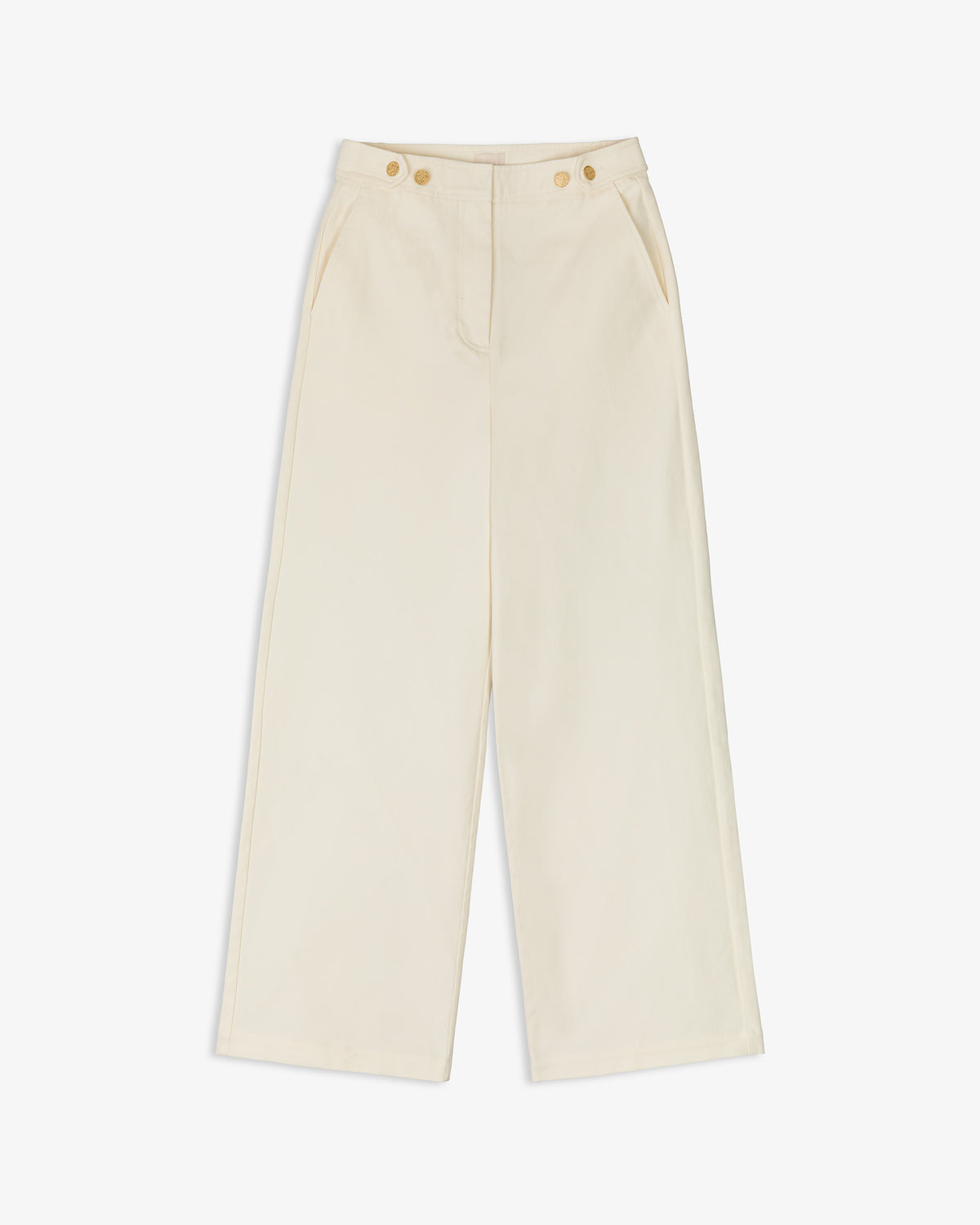 Pantalón Recto Botones Doble